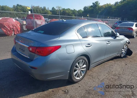 2014 Infiniti Q50 Premium from USA, damaged, VIN JN1BV7AR5EM701166
